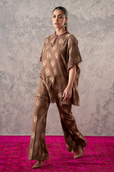 2-PC Printed Staple Jacquard with Trouser CMA-3-277